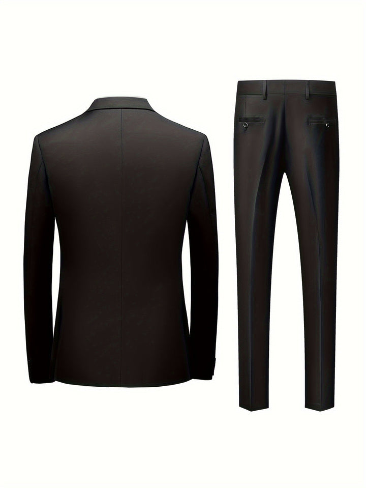 EliteGent™ 2-Piece Men's Suit Set