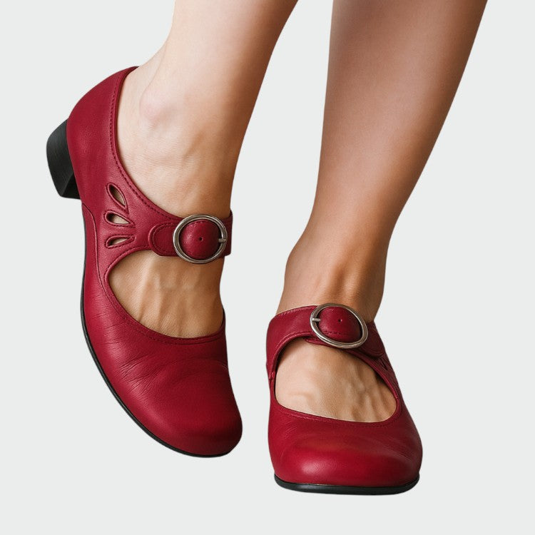 Olivia - Scarpe Mary Jane con fibbia classica