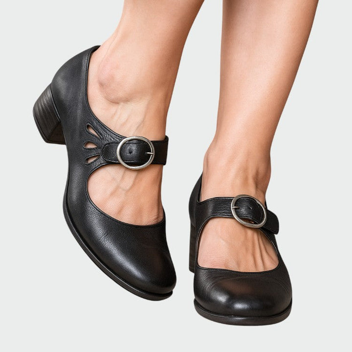 Olivia - Scarpe Mary Jane con fibbia classica