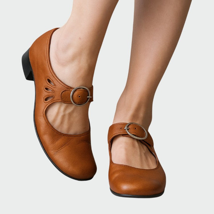 Olivia - Scarpe Mary Jane con fibbia classica