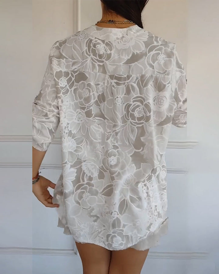 Sandra | Blusa con Stampa Floreale