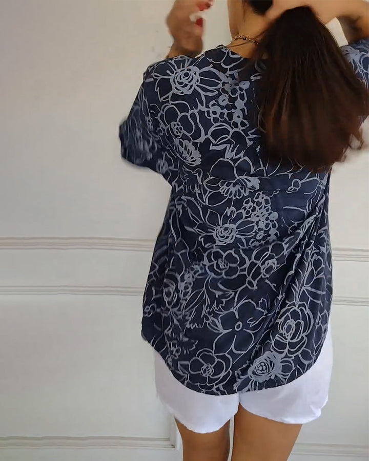 Sandra | Blusa con Stampa Floreale
