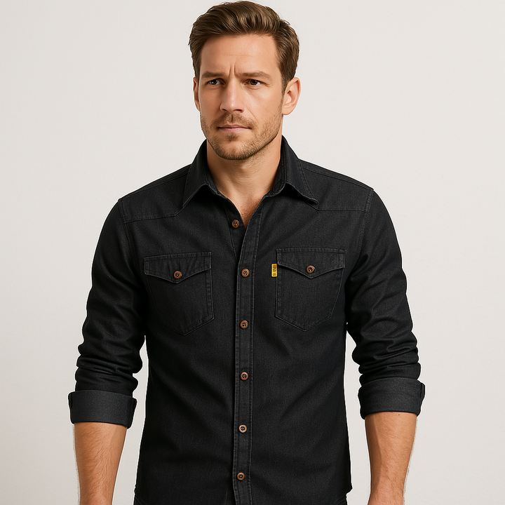 Silas | Camicia in denim di cotone