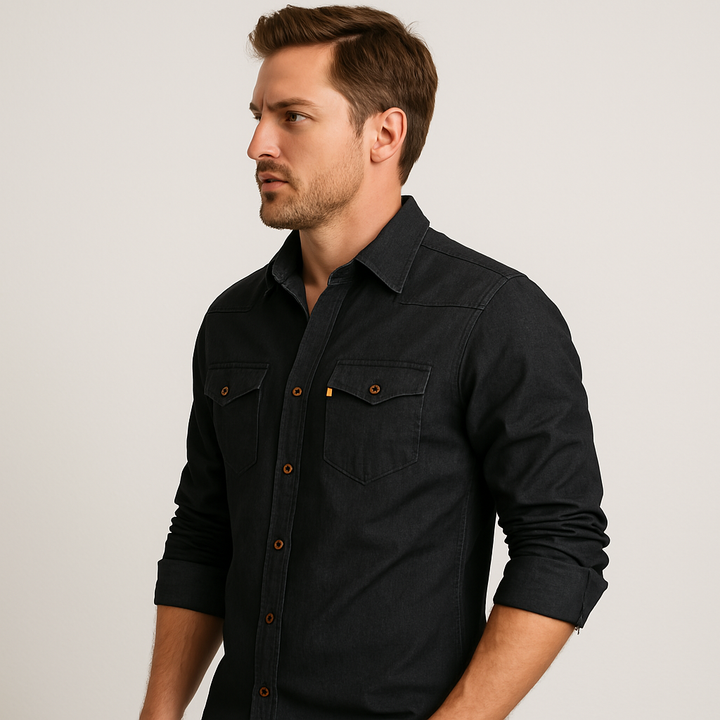 Silas | Camicia in denim di cotone