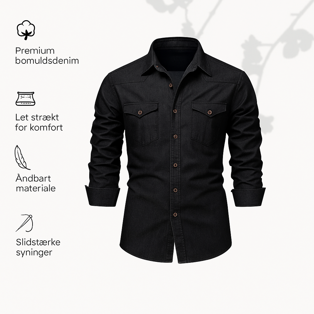 Silas | Camicia in denim di cotone