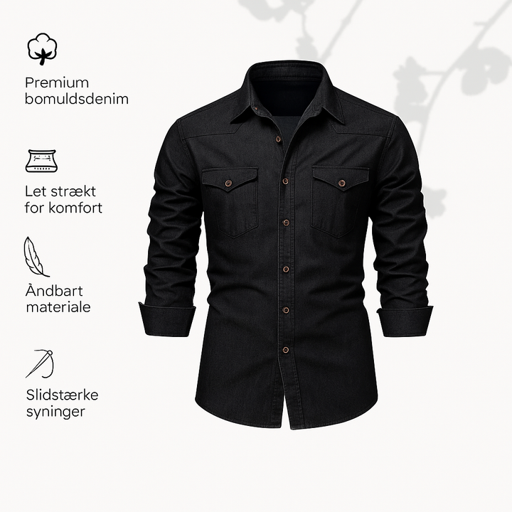 Silas | Camicia in denim di cotone