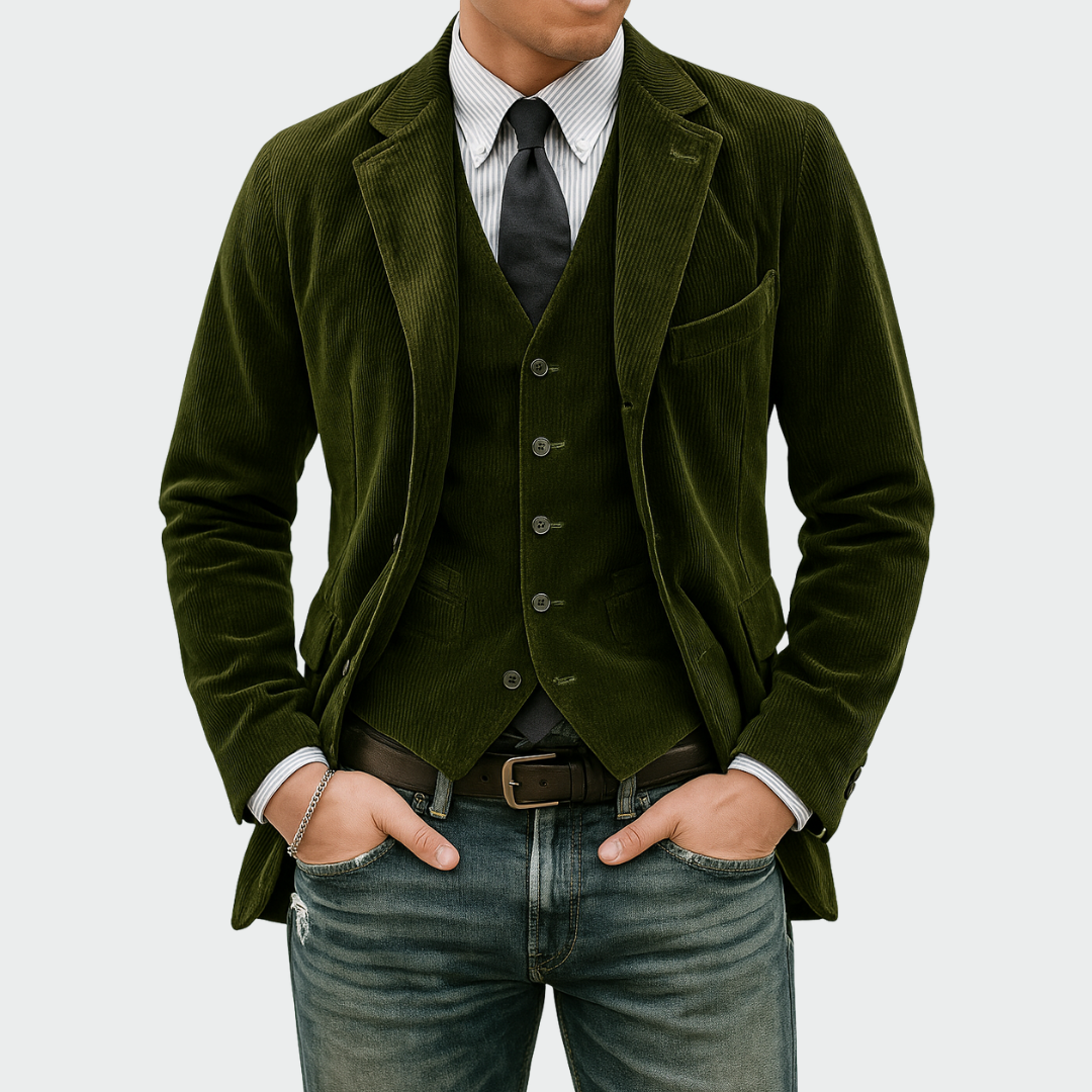 Peter | Completo elegante con blazer e gilet