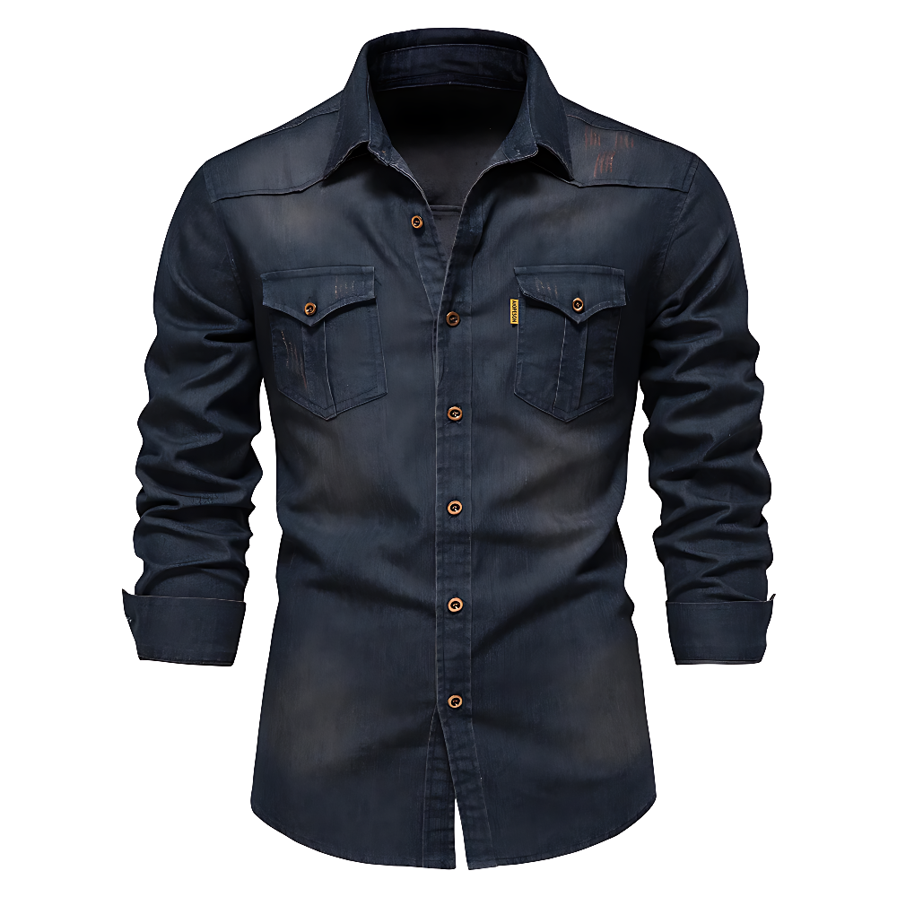 Silas | Camicia in denim di cotone