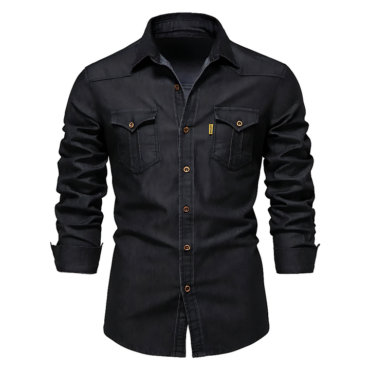 Silas | Camicia in denim di cotone