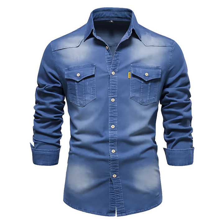 Silas | Camicia in denim di cotone